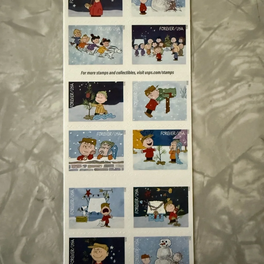 Peanuts Christmas Stamps
